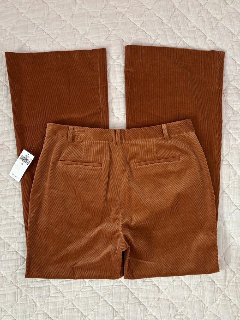 Ralph Lauren High Rise Corduroy Flare Jeans Sz 12 NWT - - Picture 3 of 11